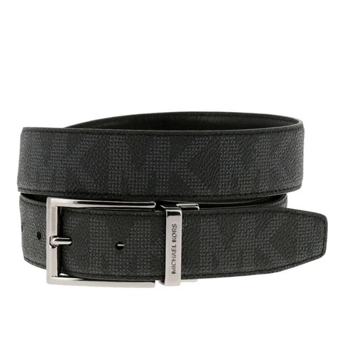 michael kors mens leather belt style 39f5mbly7l|Michael Kors Men's Leather Signature Belt .